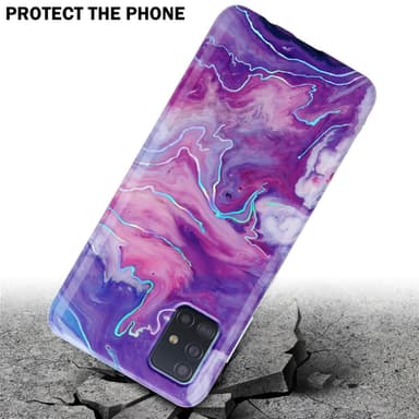Samsung Galaxy A51 4G / M40s Plånboksfodral Skal (Lila)