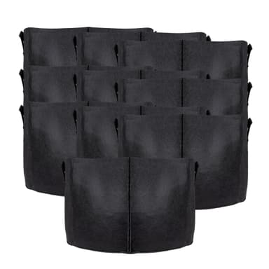 10x Planteringssäck Planteringskärl (75 l - 55 x 30 cm)