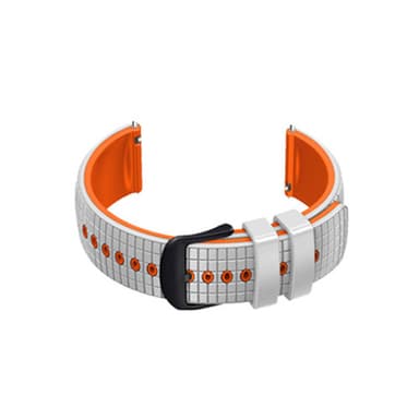 Silikonarmband för SAMSUNG Galaxy Watch 3 & Garmin Forerunner 255 Vit+