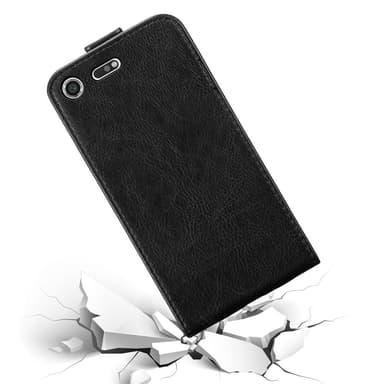Sony Xperia XZ PREMIUM Flipfodral Skal (Svart)
