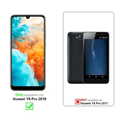 Huawei Y6 PRO 2019 Plånboksfodral Skal (Blå)