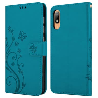 Huawei Y6 PRO 2019 Plånboksfodral Skal (Blå)