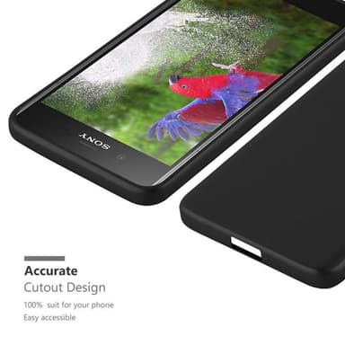 Skal Sony Xperia XZ1 Fodral Case (Svart)