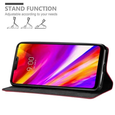 Skal LG G7 ThinQ / FIT / ONE Plånboksfodral (Röd)