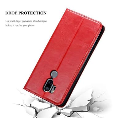 Skal LG G7 ThinQ / FIT / ONE Plånboksfodral (Röd)