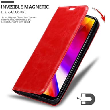 Skal LG G7 ThinQ / FIT / ONE Plånboksfodral (Röd)