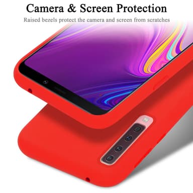 Samsung Galaxy A9 2018 Skal Fodral Case (Röd)