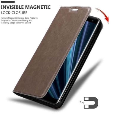 Skal Sony Xperia XZ3 Plånboksfodral (Brun)