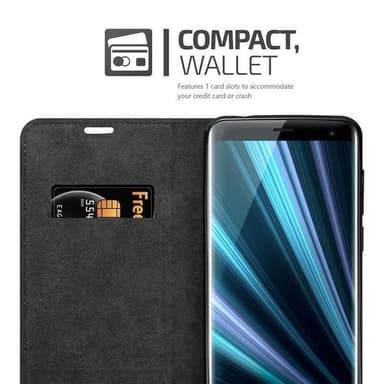 Skal Sony Xperia XZ3 Plånboksfodral (Brun)