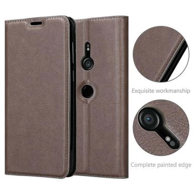 Skal Sony Xperia XZ3 Plånboksfodral (Brun)