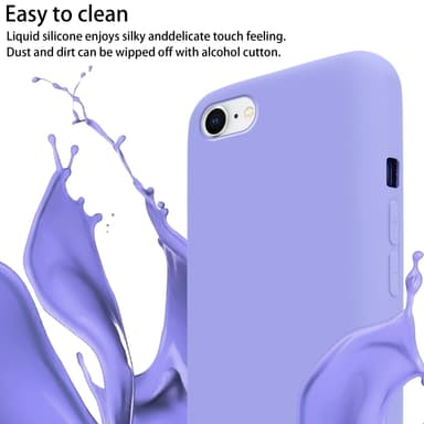 iPhone 7 / 7S / 8 / SE 2020 Skal Fodral Kedja (Lila)
