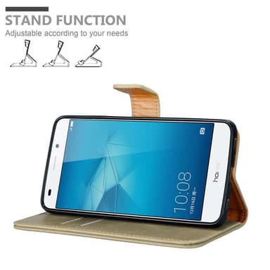 Honor 5C Plånboksfodral Skal (Brun)