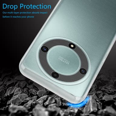 Honor Magic 5 Liter 5G Skal Fodral Case (Genomskinlig)