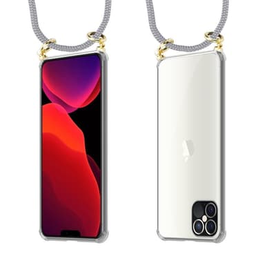 iPhone 12 PRO MAX Skal Fodral Kedja (Grå)