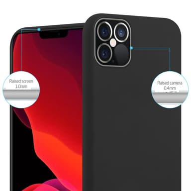 Skal iPhone 12 / 12 PRO Fodral Case (Svart)