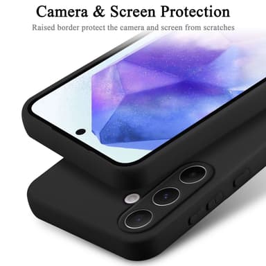 Samsung Galaxy A55 Skal Fodral Case (Svart)