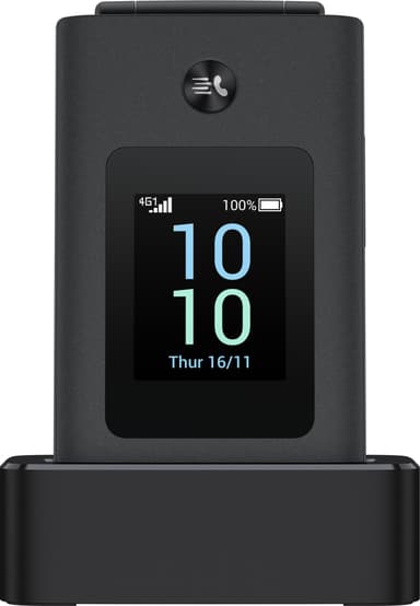 TCL Onetouch 4043 flipptelefon (grå)
