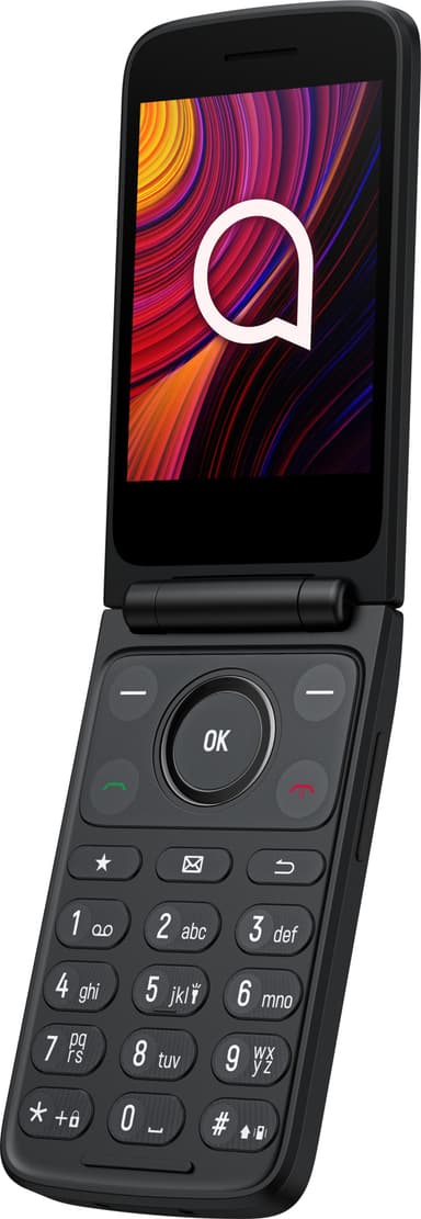 TCL Onetouch 4043 flipptelefon (grå)
