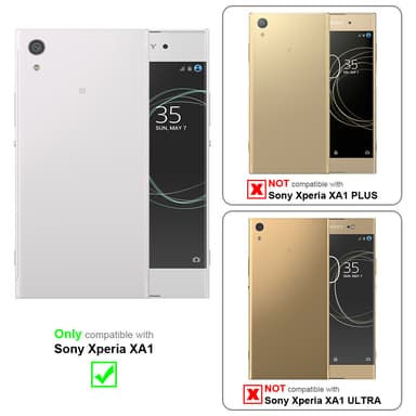 Sony Xperia XA1 Plånboksfodral Skal (Brun)