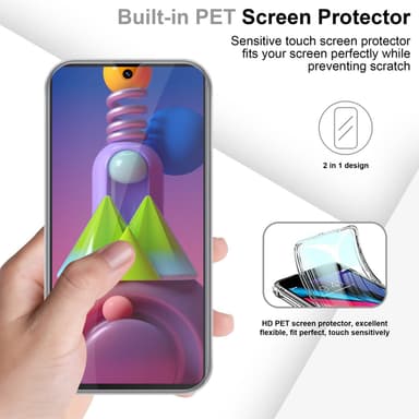 Skal Samsung Galaxy M51 Fodral Case (Transparent)
