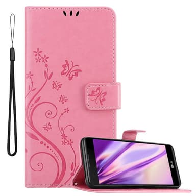 LG X POWER Plånboksfodral Skal (Rosa)