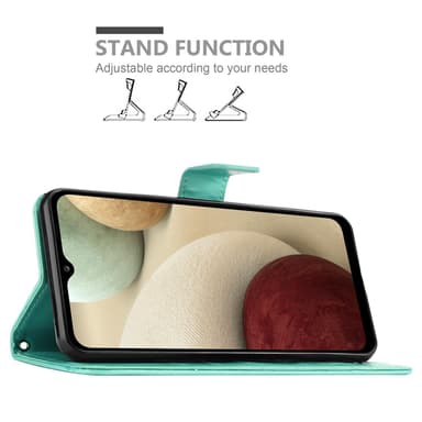 Samsung Galaxy A12 / M12 Plånboksfodral Skal (Turkos)