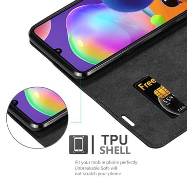 Samsung Galaxy A31 Skal Fodral Case (Svart)