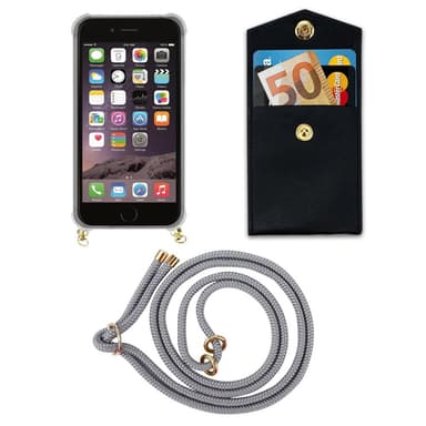 iPhone 6 / 6S Skal Fodral Kedja (Grå)
