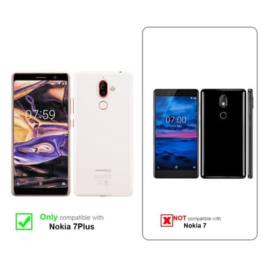 Nokia 7 PLUS Flipfodral Skal (Svart)