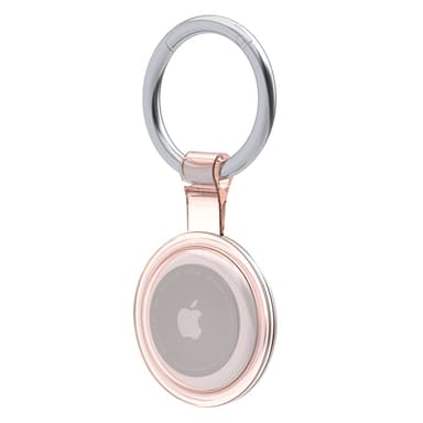 Nyckelring och hölje för airtag i färgen Rosa