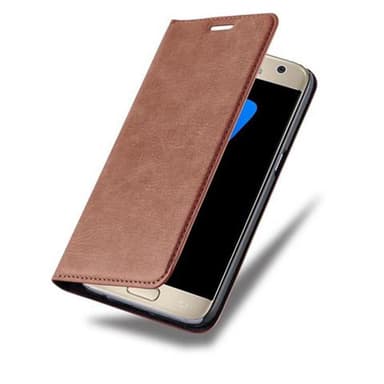 Skal Samsung Galaxy S7 Plånboksfodral (Brun)