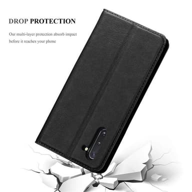 Skal Samsung Galaxy NOTE 10 Plånboksfodral (Svart)