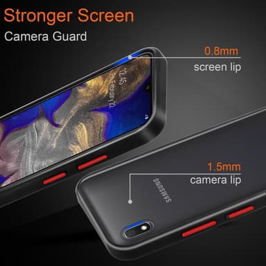 Samsung Galaxy A10 / M10 Skal Fodral Case (Transparent)