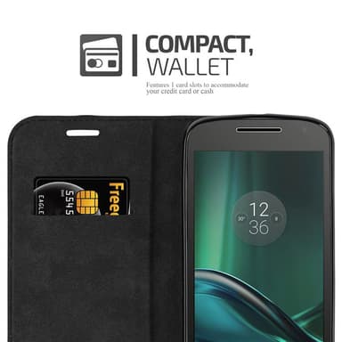 Skal Motorola MOTO G4 / G4 PLUS Plånboksfodral (Röd)
