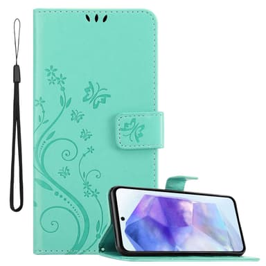 Samsung Galaxy A55 Plånboksfodral Skal (Turkos)