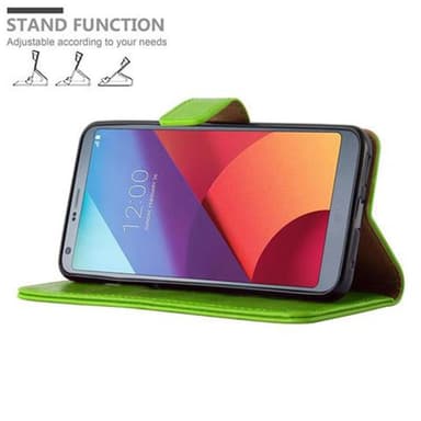 LG G6 Plånboksfodral Skal (Grön)