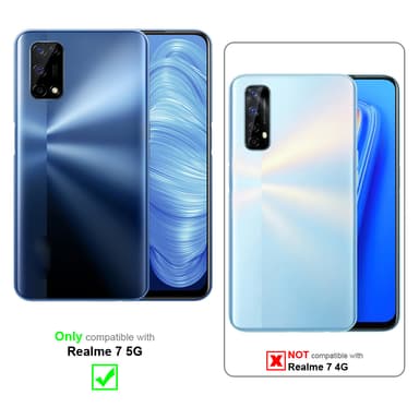 Realme 7 5G Skal Fodral Case (Blå)