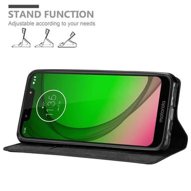 Skal Motorola MOTO G7 PLAY Plånboksfodral (Svart)