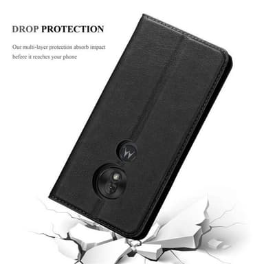 Skal Motorola MOTO G7 PLAY Plånboksfodral (Svart)