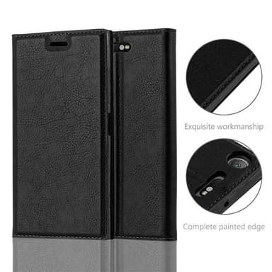 Skal Sony Xperia XZ1 Plånboksfodral (Svart)