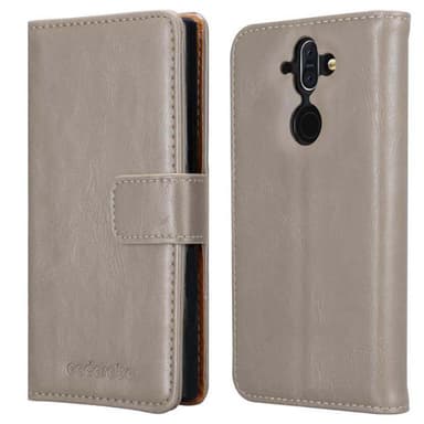 Nokia 8 Sirocco Plånboksfodral Skal (Brun)