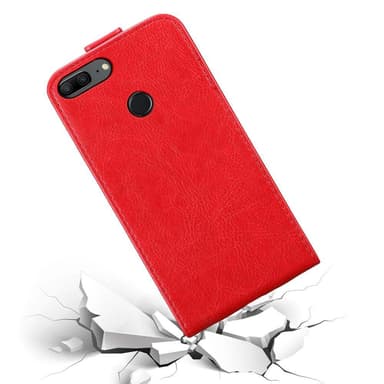 Honor 9 LITE Flipfodral Skal (Röd)