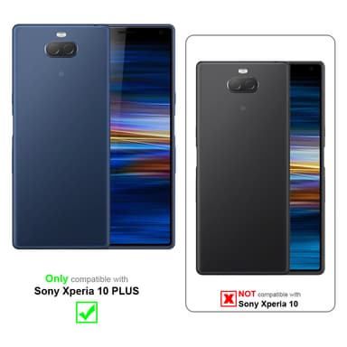 Sony Xperia 10 PLUS Plånboksfodral Skal (Grå)