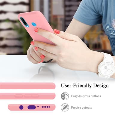 Huawei P30 LITE Skal Fodral Case (Rosa)