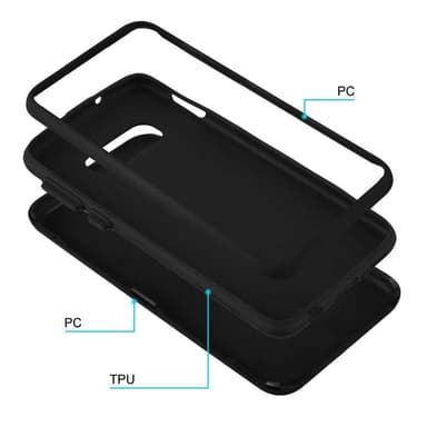 Samsung Galaxy S10e Skal Fodral Case (Svart)