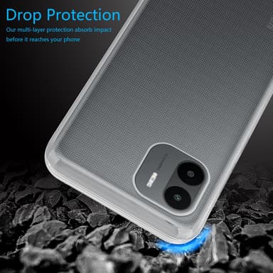 Redmi A1 / A2 Skal Fodral Case (Genomskinlig)