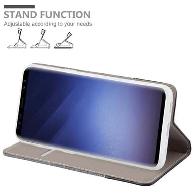 Samsung Galaxy S9 Plånboksfodral Skal (Grå)