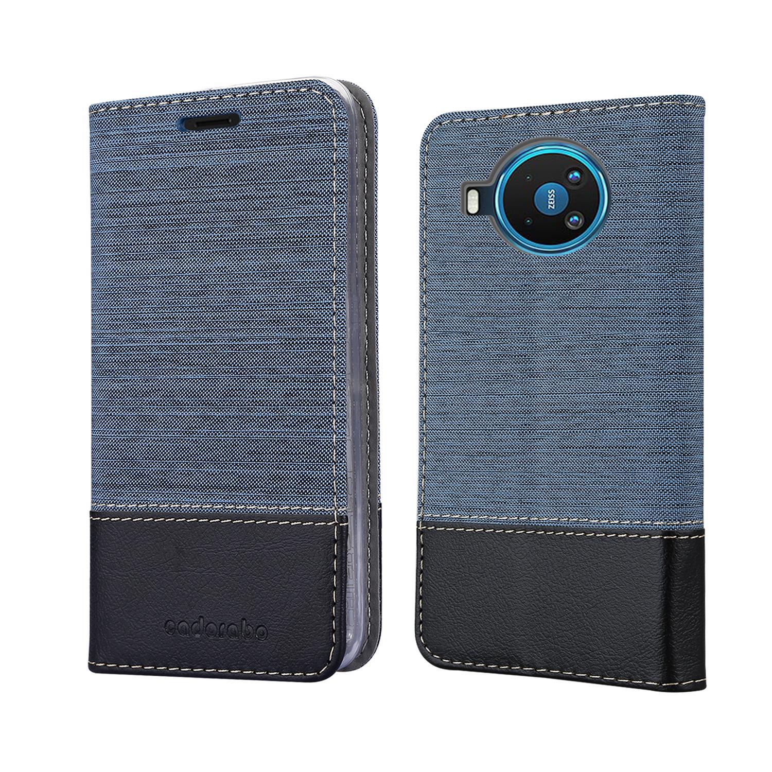 Nokia 8.3 Plånboksfodral Skal (Blå)