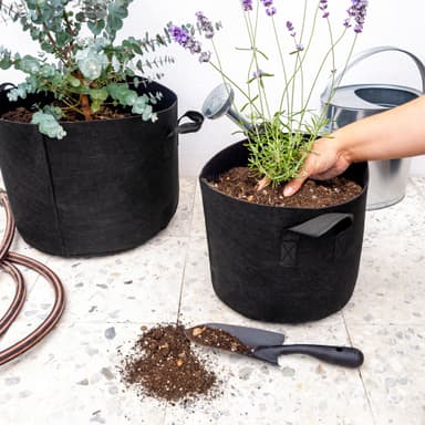 5x Planteringssäck Planteringskärl (75 l - 55 x 30 cm)