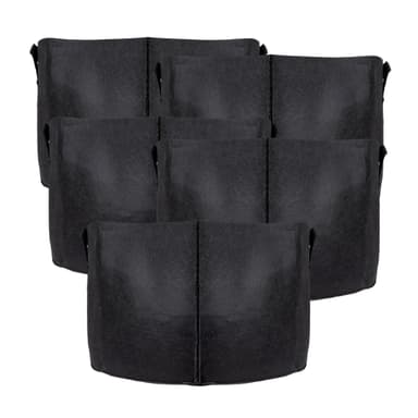 5x Planteringssäck Planteringskärl (75 l - 55 x 30 cm)